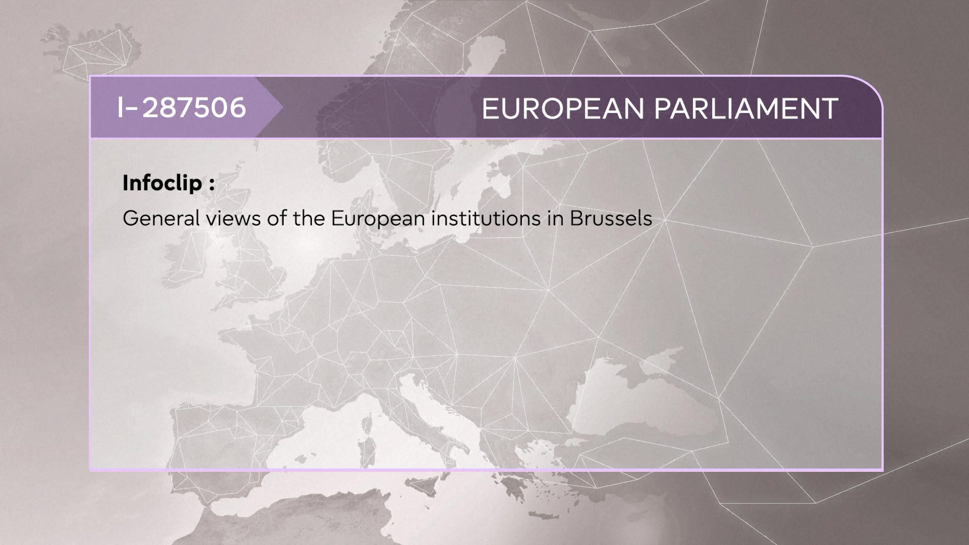 Infoclip: General views of the European institutions in Brussels (Belgium)